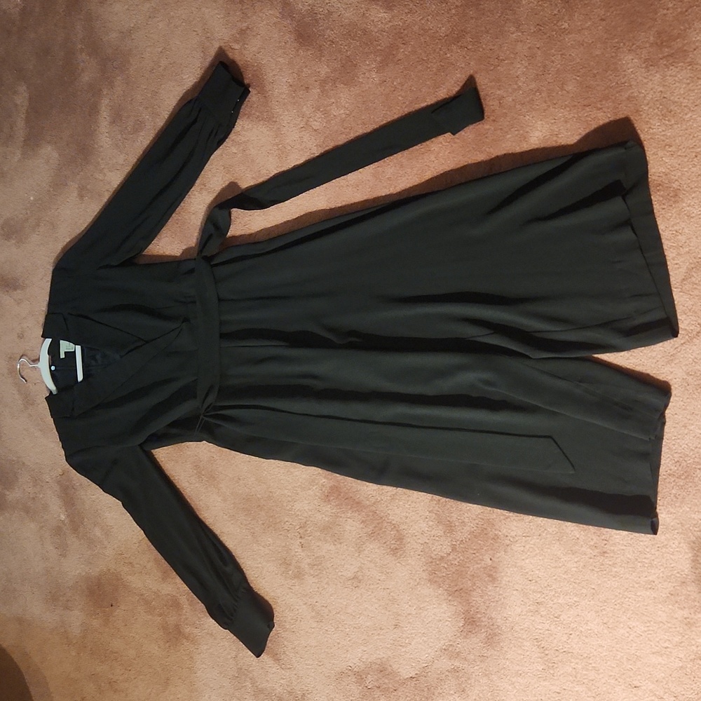 H&M Vneck Black L/S Jumpsuit Pantsuit
